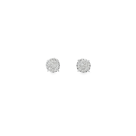 14K DIA FLOWER SET EARR 1.00CTW 82680