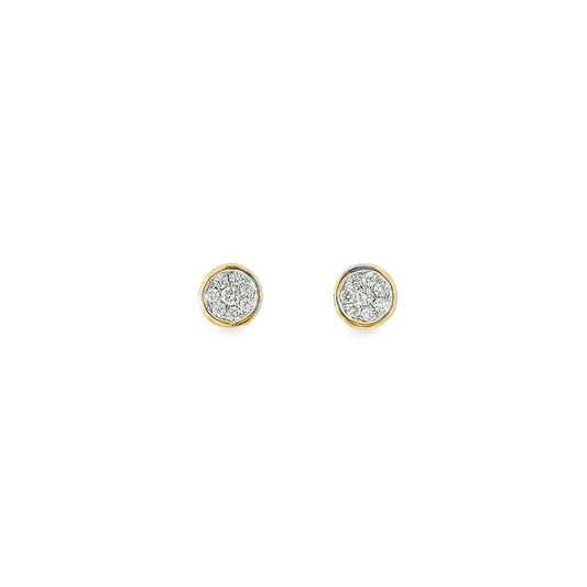 14KT YG 1/2CTW DIAMOND CLUSTER 119165