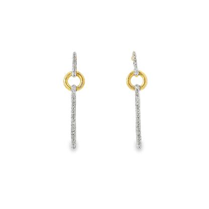 10K DIA EARR DROP 0.35CTW 82100