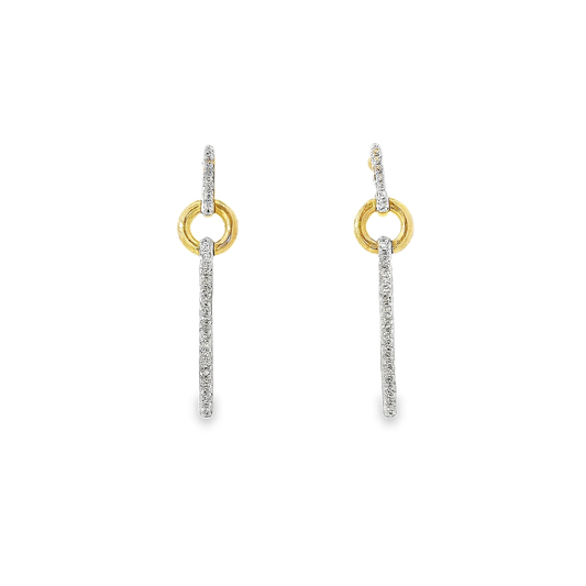 10K DIA EARR DROP 0.35CTW 82100