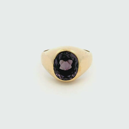 10K AMETHYST RING 82400