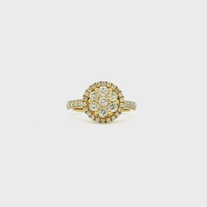 14K DIA RING 1.04CTW 82600