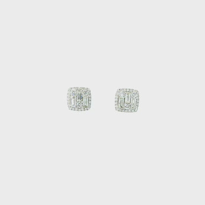 14K DIAMOND STUDS 1.00CTW 82725