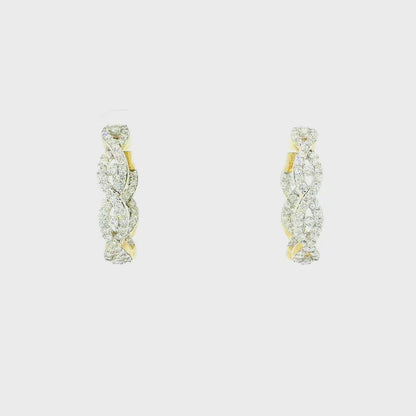 14K DIAMOND EARRINGS 2.00CTW 821210