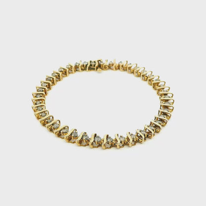 10K DIA BRAC 3.00CTW S LINK 821250