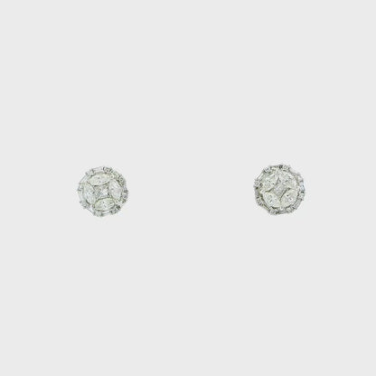 18K DIA STUDS 1.51CTW 821200