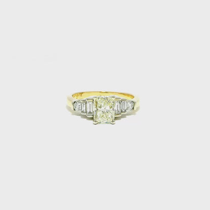 14K DIA RING 1.35CTW/1.02CTR 821295