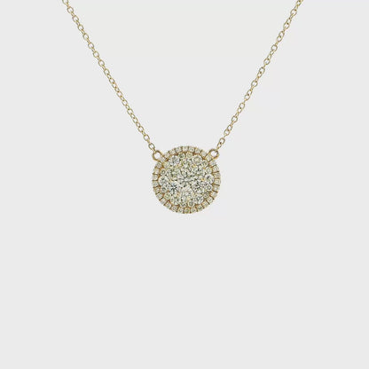 14K DIAMOND PENDANT 1.60CTW 821000 (Pendant+Necklace)