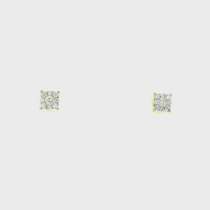 10K DIA STUDS 0.50CTW 82340