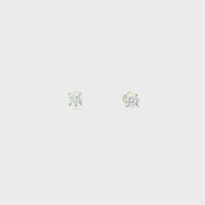 14K DIA STUDS 0.75CTW 82490