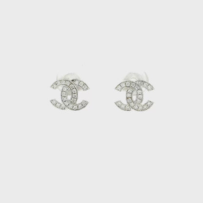 18K DIAMOND CHANELL EARRINGS