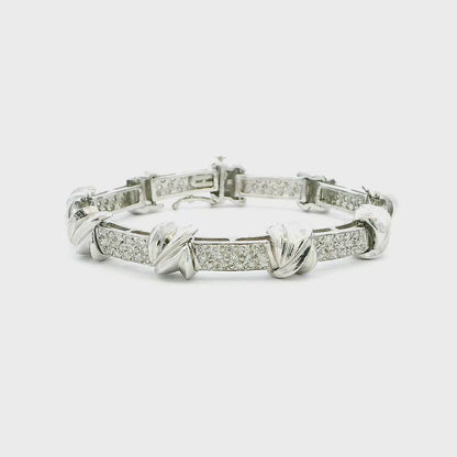 14K DIA BRAC 4.00CTW 821100