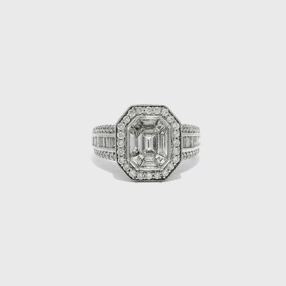 14K DIA RING 1.53CTW