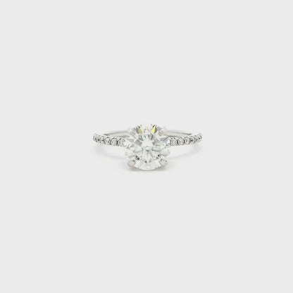 14 KT WG MOISSANITE 2.00 CTW