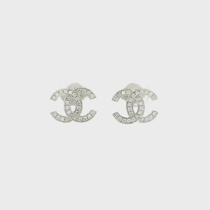 18K CHANNEL EARRINGS VVS DIAMONDS 82500
