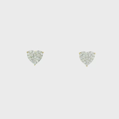 10K DIAMOND HEARTS 1.00CTW 82625