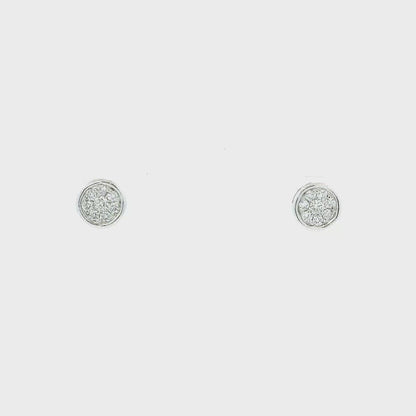 14K DIAMOND FLOWER SET 0.50CTW 82
